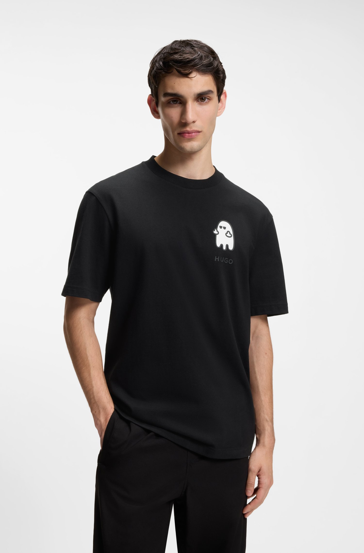 Hugo Cotton T-shirt herr