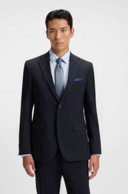 Silk tie with jacquard Double B monograms, Light Blue