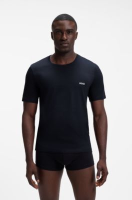 Paquete de tres camisetas de algod&oacute;n, Azul / Rojo / Blanco
