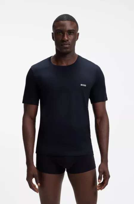 Lot de trois t-shirts en coton