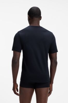Paquete de tres camisetas de algod&oacute;n, Azul / Rojo / Blanco