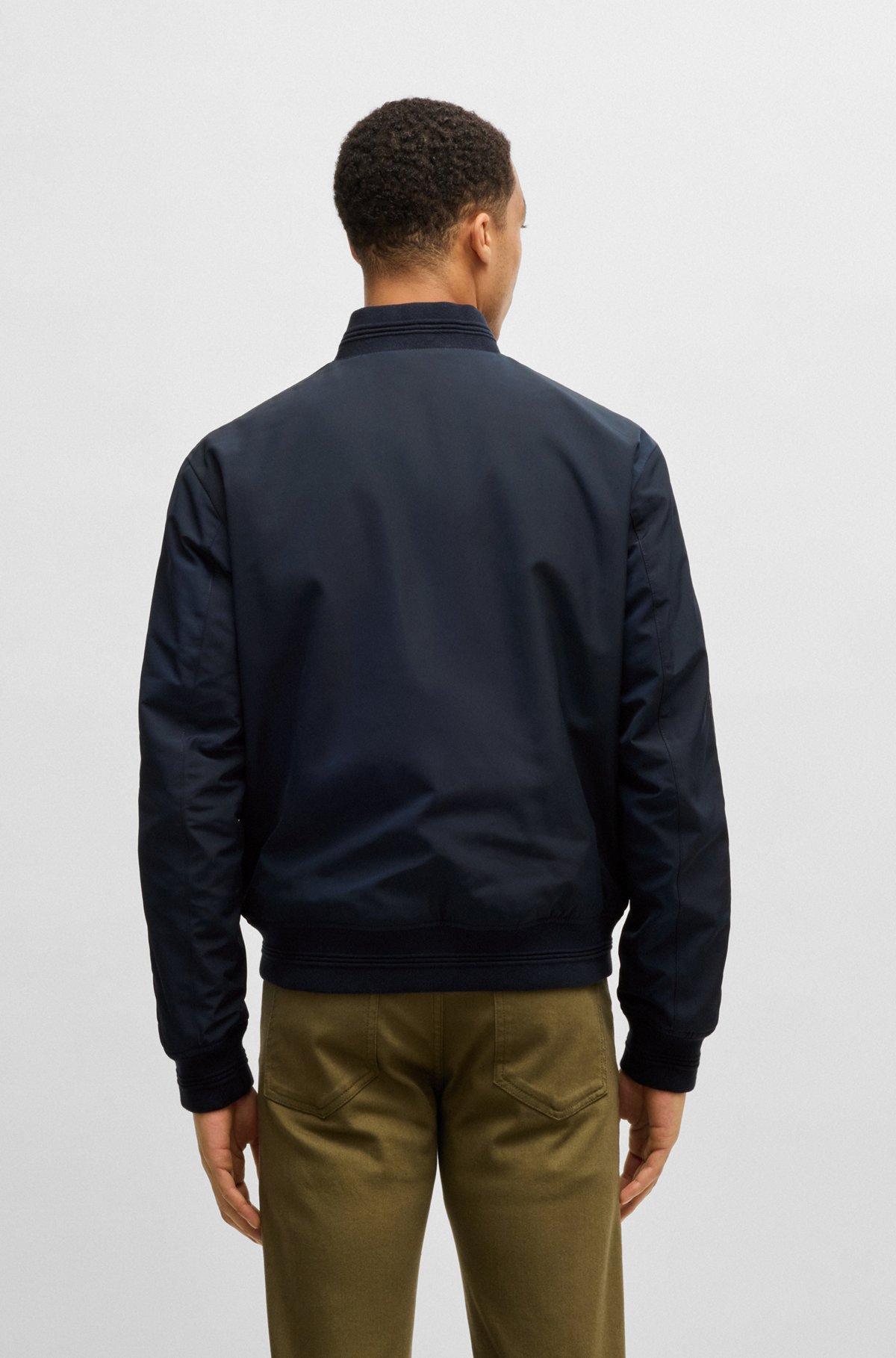 BOSS - Porsche x BOSS キャンバス ジャケット ラインディテール BOSS - Porsche x BOSS キャンバス ジャケット ラインディテール