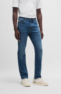 Jean Slim Delaware en denim stretch bleu confortable, Bleu