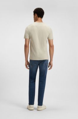 Delaware slim-fit jeans in dark-blue stretch denim, Dark Blue