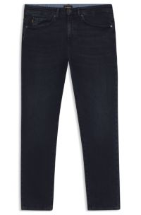 Maine regular-fit jeans in blue comfort-stretch denim, Dark Blue
