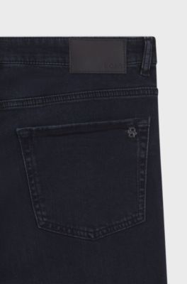 Maine regular-fit jeans in blue comfort-stretch denim, Dark Blue