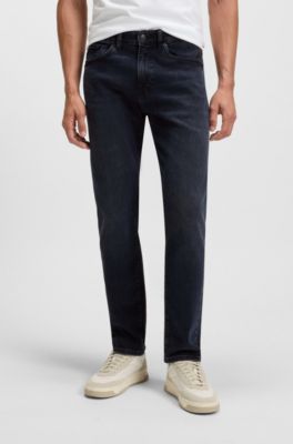 Jeans Maine regular fit in comodo denim elasticizzato blu, Blu scuro