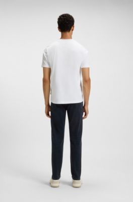 Maine regular-fit jeans in blue comfort-stretch denim, Dark Blue