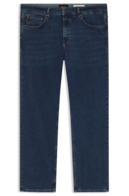 Regular-fit jeans van blauw superstretchdenim, Donkerblauw