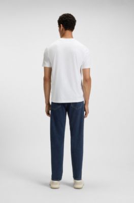 Regular-fit jeans van blauw superstretchdenim, Donkerblauw