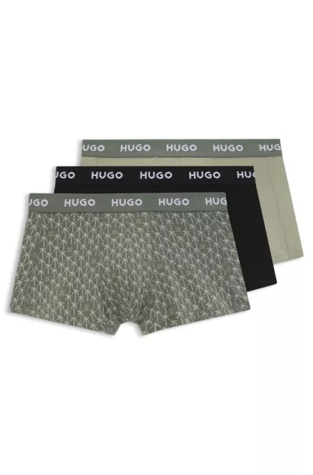 Eng anliegende Boxershorts aus Stretch-Baumwolle im Dreierpack