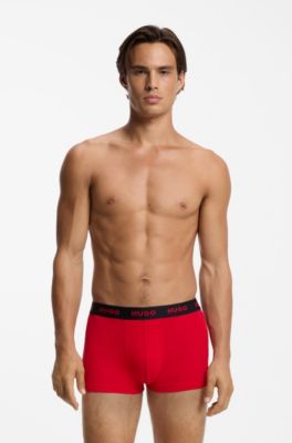 3-pack trunks, Black Patterned