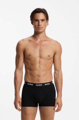 3-pack trunks, Black Patterned