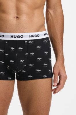 3-pack trunks, Black / Green