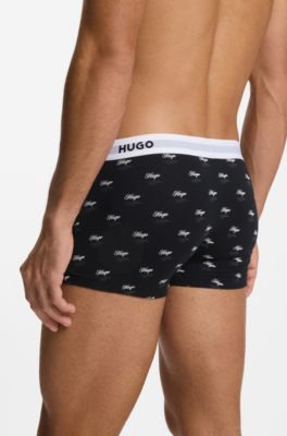 3-pack trunks, Black / Green