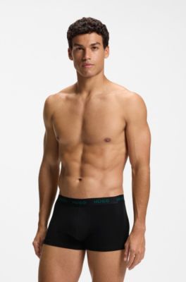 3-pack trunks, Black / Green