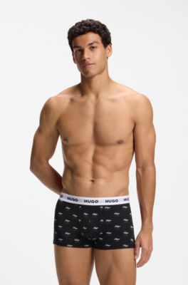 3-pack trunks, Black / Green