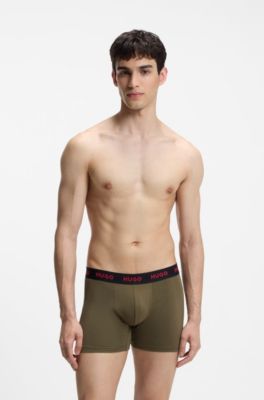 3-pack boxer briefs, Black / Dark Green