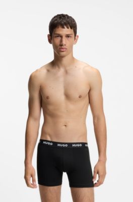 3-pack boxer briefs, Black / Red