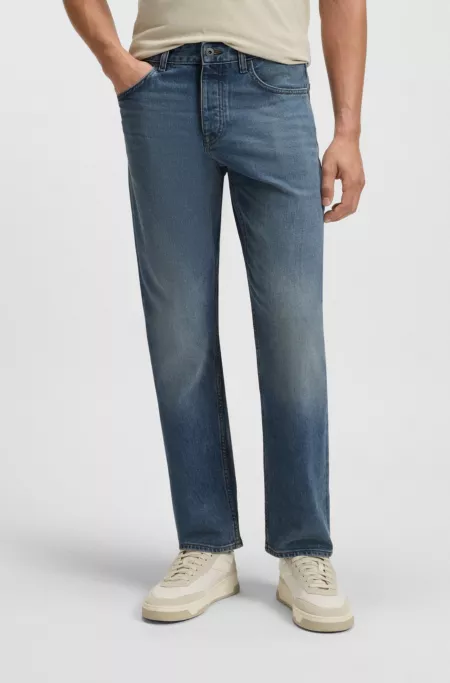 Jean Regular en denim selvedge bleu vintage