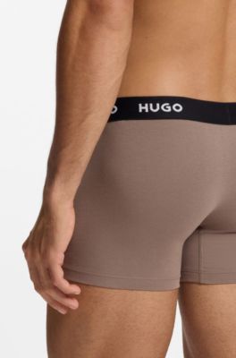 Three-pack boxer briefs, Brown / Black