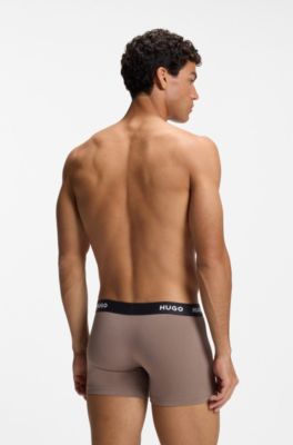 Three-pack boxer briefs, Brown / Black