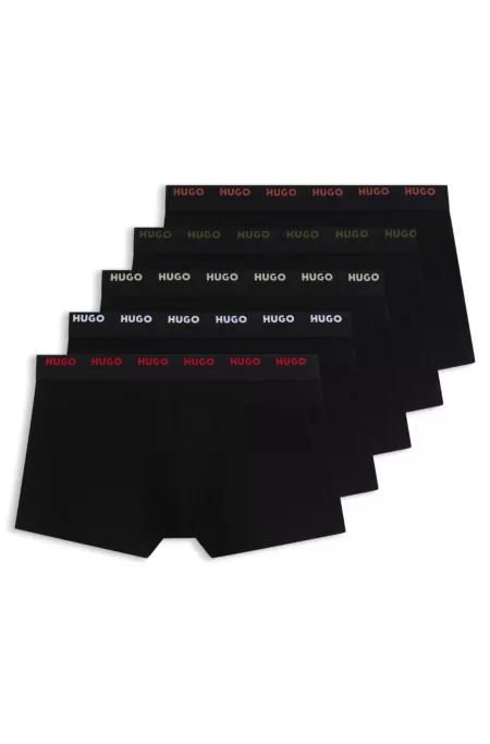 Fünferpack Boxershorts aus Stretch-Baumwolle