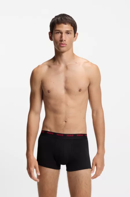 Five-pack of trunks in stretch cotton