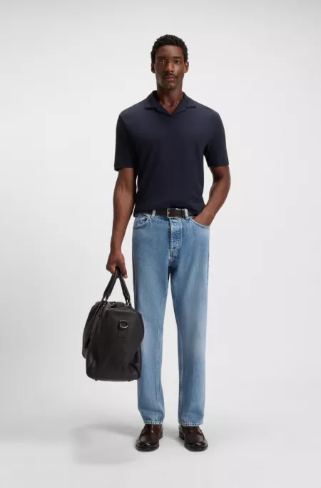 Jean Relaxed en denim bleu clair