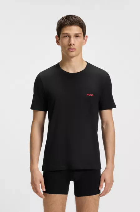 Three-pack of underwear T-shirts in cotton jersey