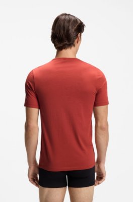 Hugo Three-pack cotton T-shirts t-shirts - bas herr – bild 2