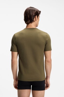 Hugo Three-pack cotton T-shirts t-shirts - bas herr – bild 2