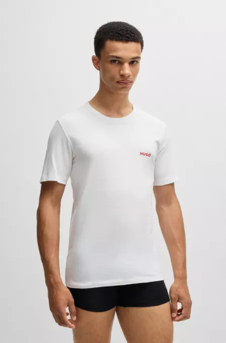 Three-pack of underwear T-shirts in cotton jersey