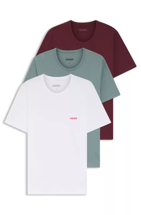 Three-pack of underwear T-shirts in cotton
