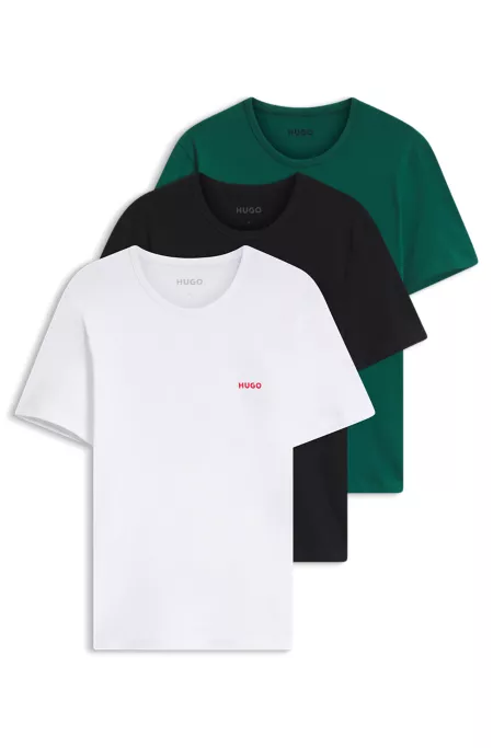 Lot de trois t-shirts en coton