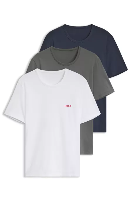 Three-pack cotton T-shirts