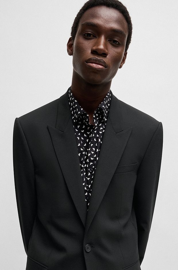 黒 スーツ for Men by HUGO BOSS | Slim, Tailored & Regular Fit 黒 スーツ for Men by HUGO BOSS | Slim, Tailored & Regular Fit