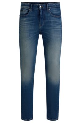 Jean Slim Delaware en denim stretch bleu confortable, Bleu