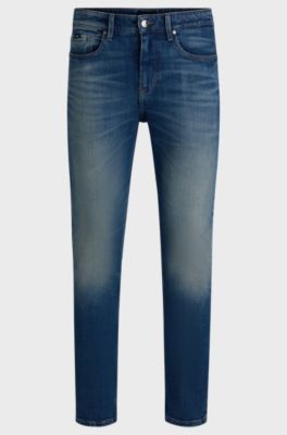 Delaware slim-fit jeans in blue comfort-stretch denim, Blue