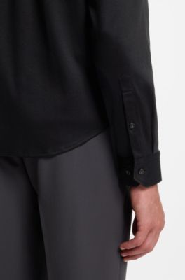 Wrinkle-resistant shirt, Black
