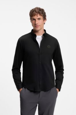 Wrinkle-resistant shirt, Black