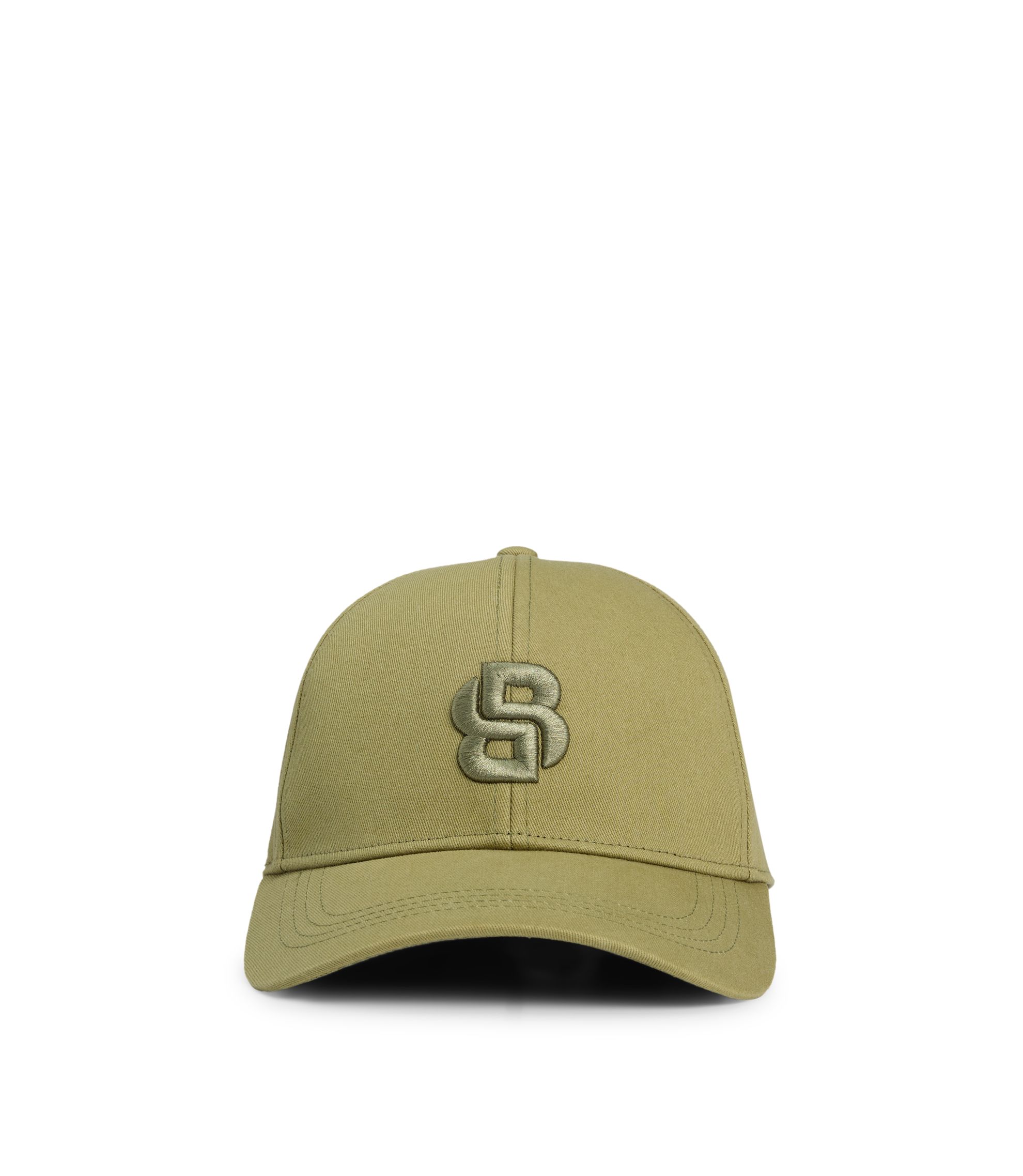 BOSS - コットンツイル キャップ Double Bモノグラム エンブロイ