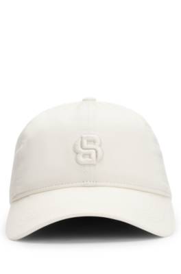 Cotton cap with embroidered Double B monogram 1