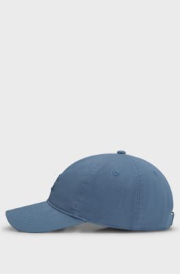 Cap aus Baumwolle mit aufgesticktem Double-B-Monogramm, Blau