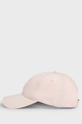 Cotton cap with embroidered Double B monogram, light pink