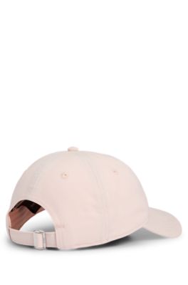 Cotton cap with embroidered Double B monogram, light pink