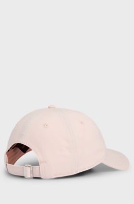 Cotton cap with embroidered Double B monogram, light pink