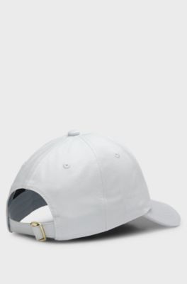 Cotton cap with metal logo lettering, Light Blue