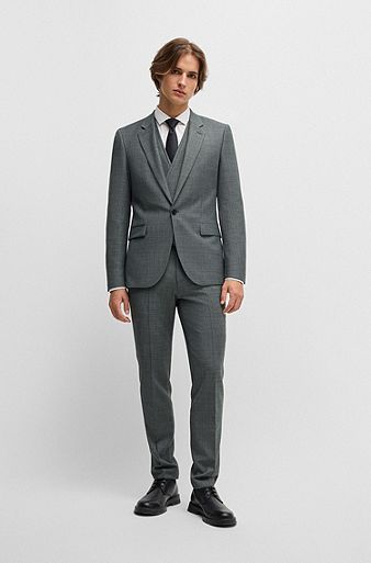 グレー スーツ for Men by HUGO BOSS | Slim, Tailored グレー スーツ for Men by HUGO BOSS | Slim, Tailored