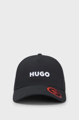 Cotton-twill logo cap, Black